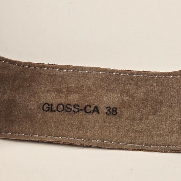 L'Artiste Gloss Mary Jane Brown Leather Closed Toe Comfort Clogs Sz 38 / 7.5 -8 - Picture 7 of 11